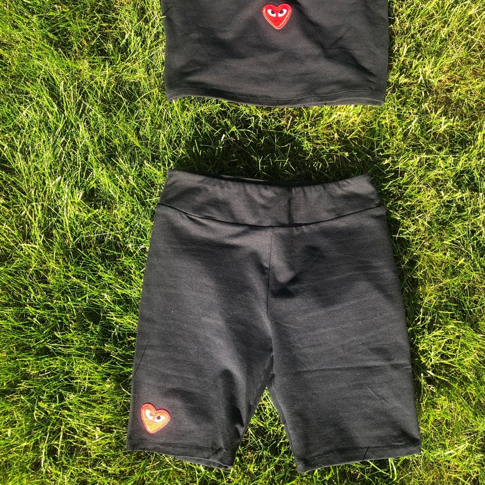 Custom biker shorts NWOT